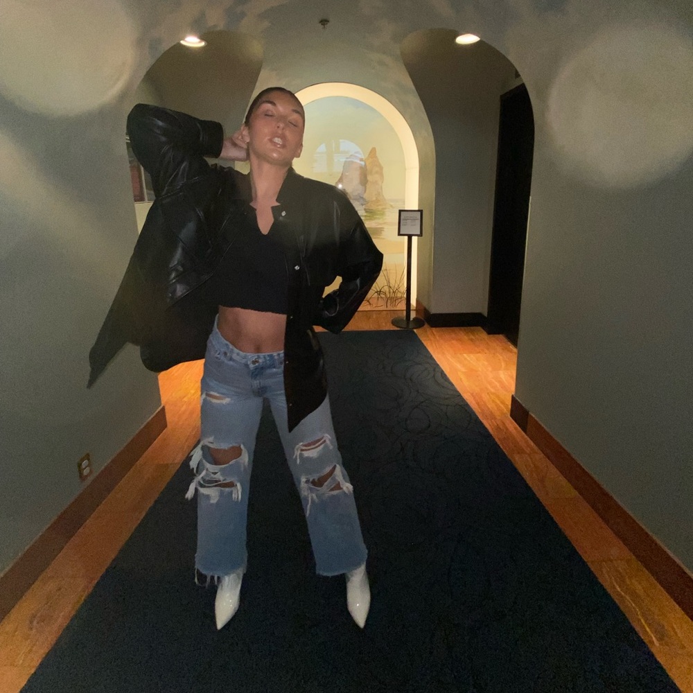 Zara wide leg jeans